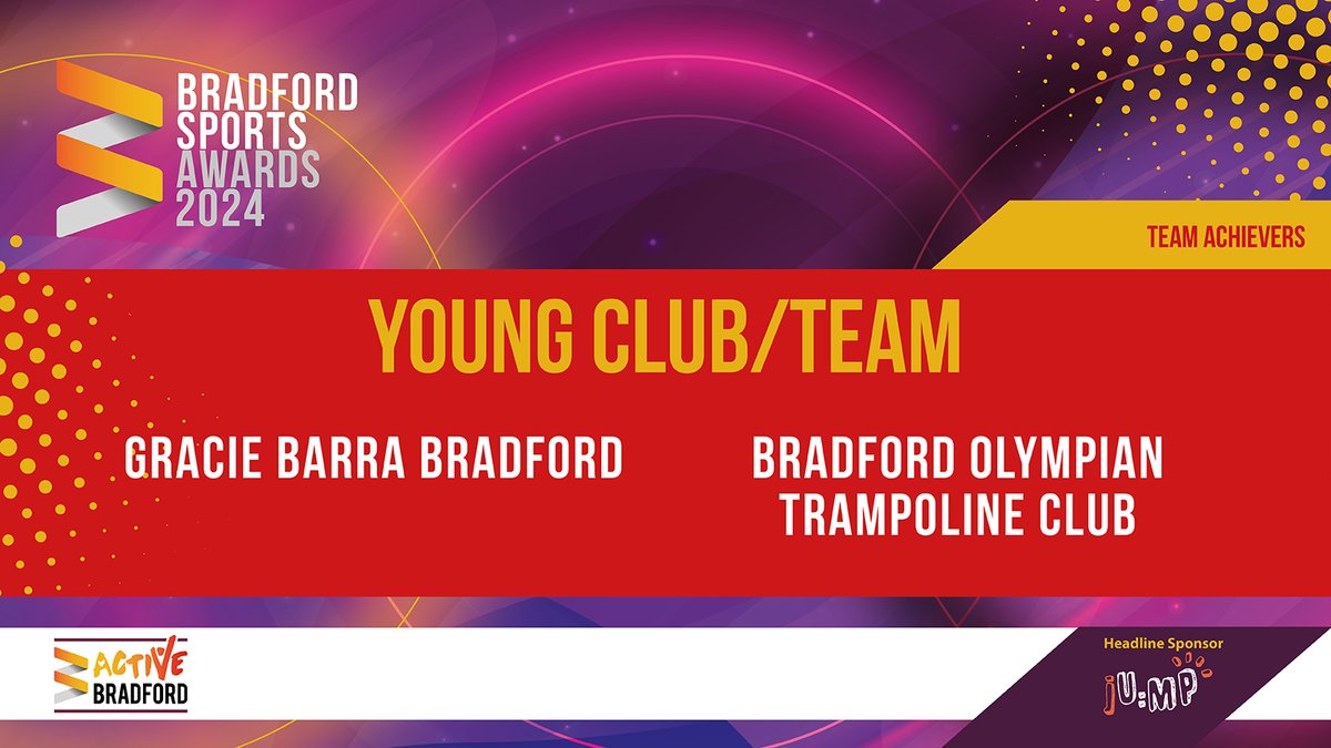 Here are the finalists for the Young Club/Team award! A huge well done to @GraciebarraB and @BradfordOTC. Don't miss out, get your tickets for the awards here 👉bit.ly/4aqouuh #BSA24 #ActiveBradford