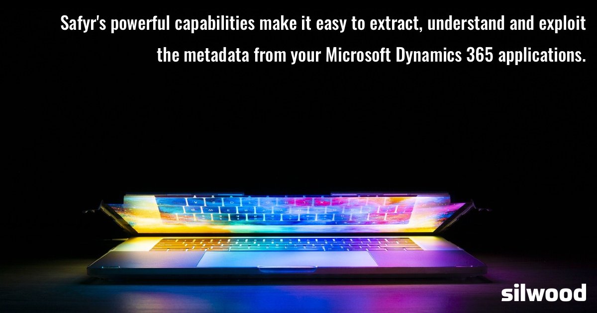 Safyr's powerful capabilities make it easy to extract, understand and exploit the metadata from your Microsoft Dynamics 365 applications. #dataextraction #MSDyn365 ow.ly/W63X50R8eT6