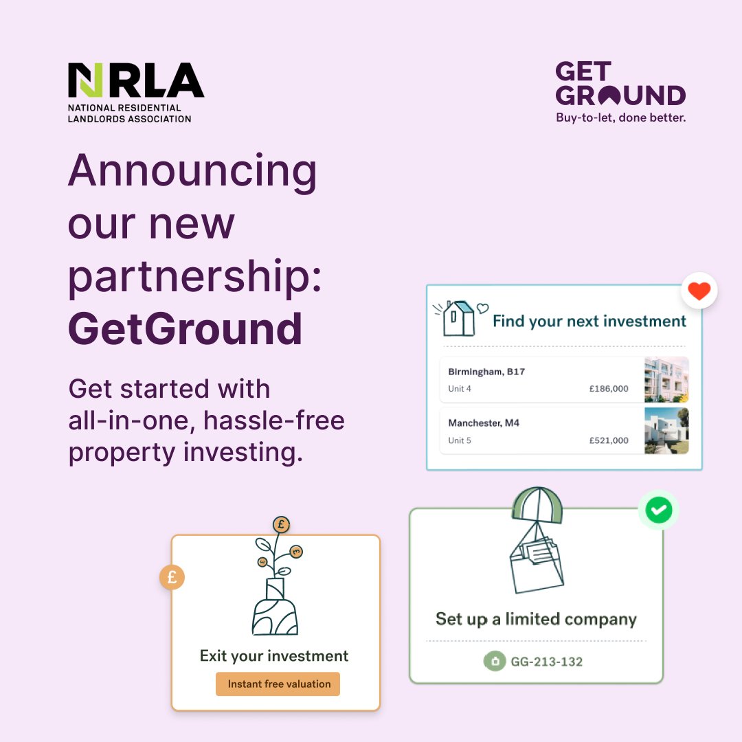 📷 NEW: We're excited to announce our new partnership with @_GetGround. GetGround is designed for buy-to-let #landlords who are looking to find, structure, and manage their UK limited companies. Discover more: nrla.org.uk/news/nrla-agre… #landlords #property #propertyinvestment