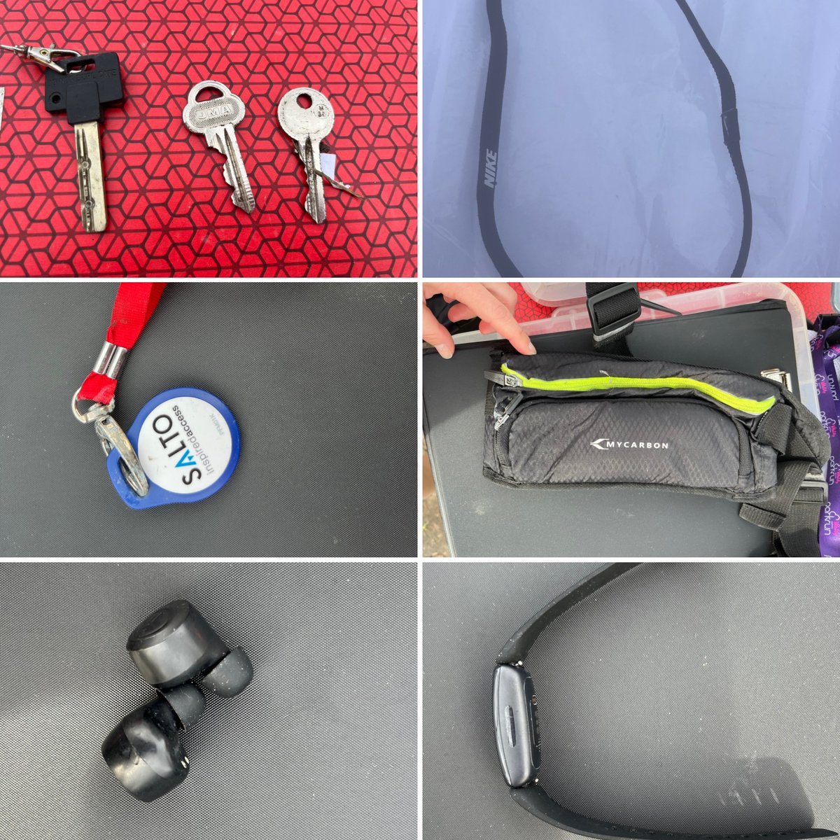 Lost and found alert! Do you recognise any of these items? Please get in touch to claim them back. (Please note that anything that will remain unclaimed by within a few weeks is going to charity!)