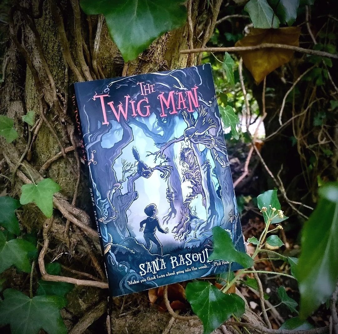 The award-winning spooky middle-grade book you have to read! The Twig Man by @bookgirlsr When Ari's older sister Lana goes missing he knows exactly what happened. She was taken by the creepy monster that haunts the woods - The Twig Man. But can Ari save her? 📸 mel_lovesbooks