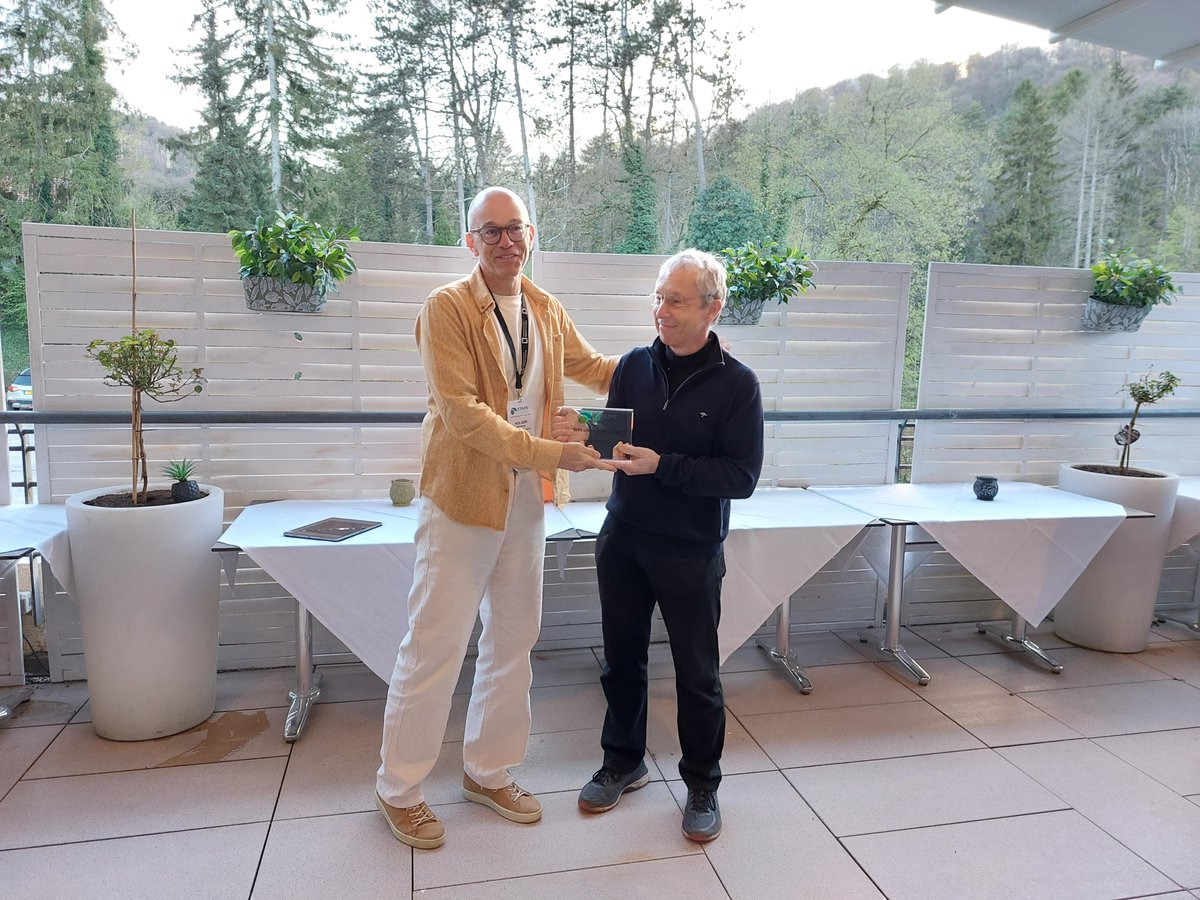 Bernhard Steffen received the ETAPS Lifetime achievements award. Congratulations!