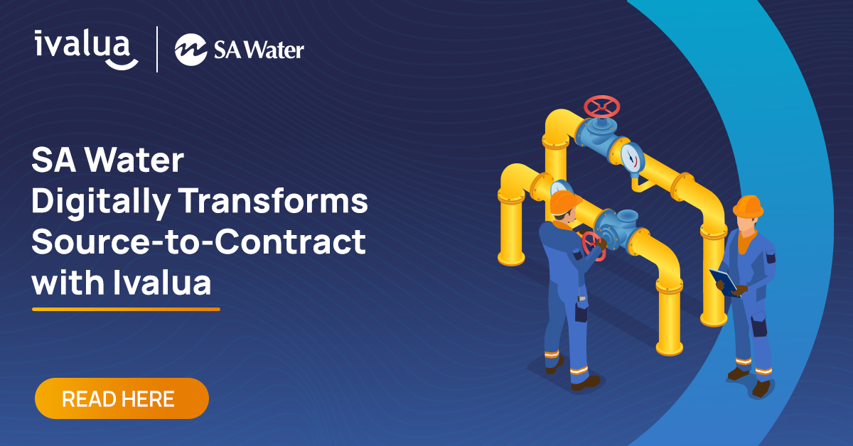 Ivalua is proud to announce that SA Water has successfully digitized its Source-to-Contract (#S2C) operations. Read the full story below: brnw.ch/21wIIiE #Procurement #SupplyChain