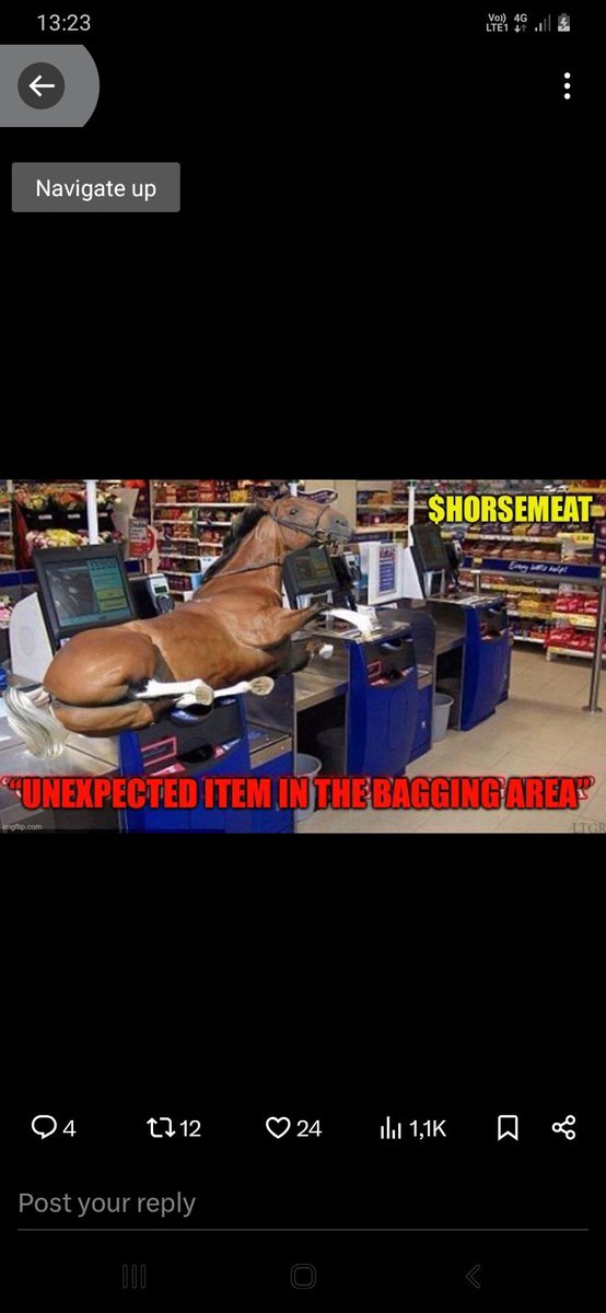 Time to shop some Horse meat🐴🥩💥🚀😎🤑🤑🤑