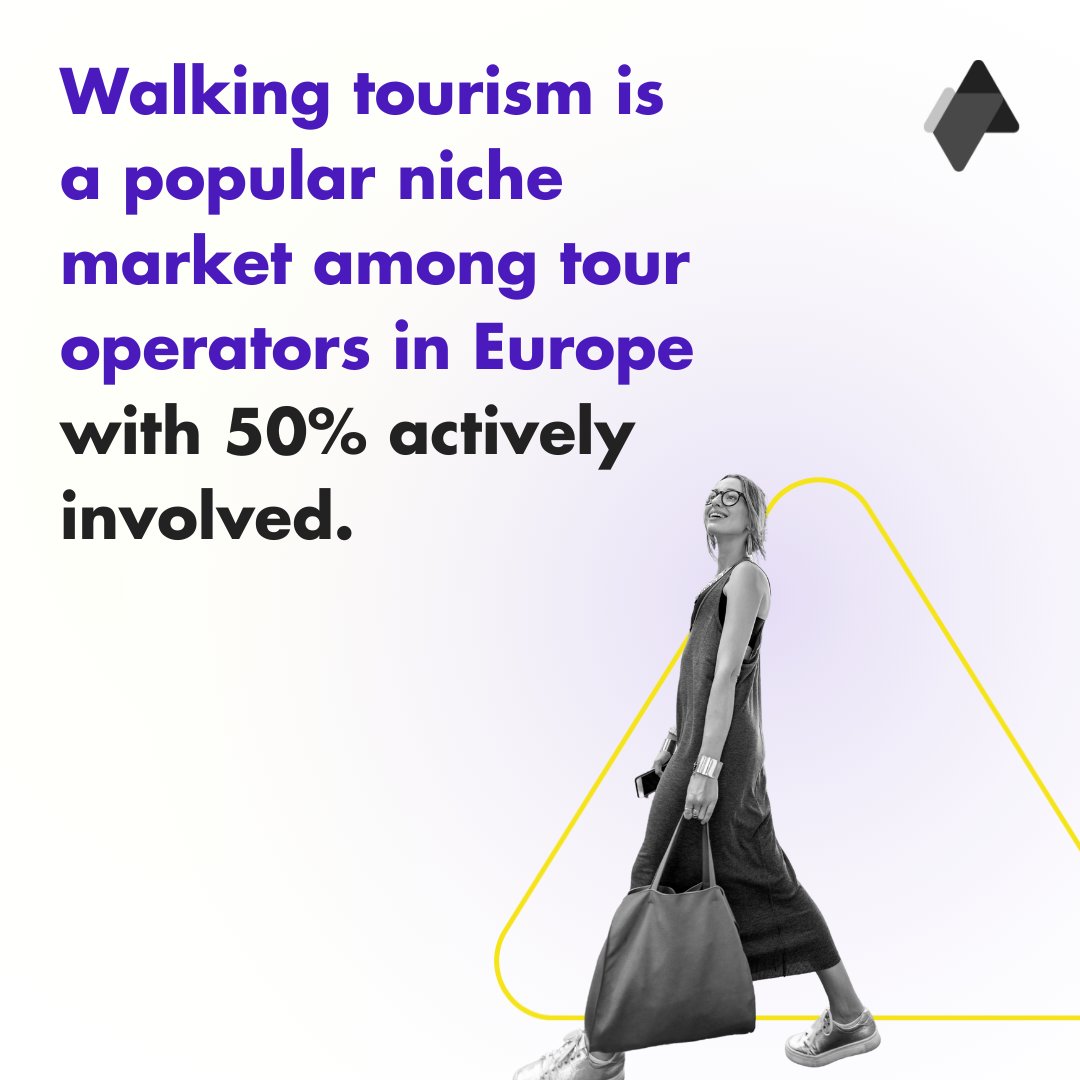 The global adventure tourism market, including #walkingtourism, is projected to soar by 13.3% annually. European walkers are true explorers, delving into the natural, cultural, and culinary delights of a place at their own pace.