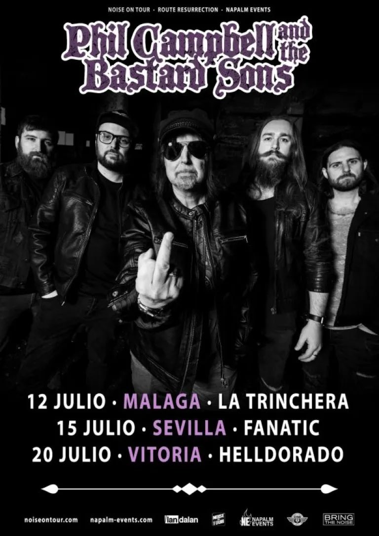 SPAIN ! Thrilled to announce 3 headline shows in Malaga, Sevilla & Vitoria in July! Grab your tickets now from the link below! noiseontour.com/web/index.php?…