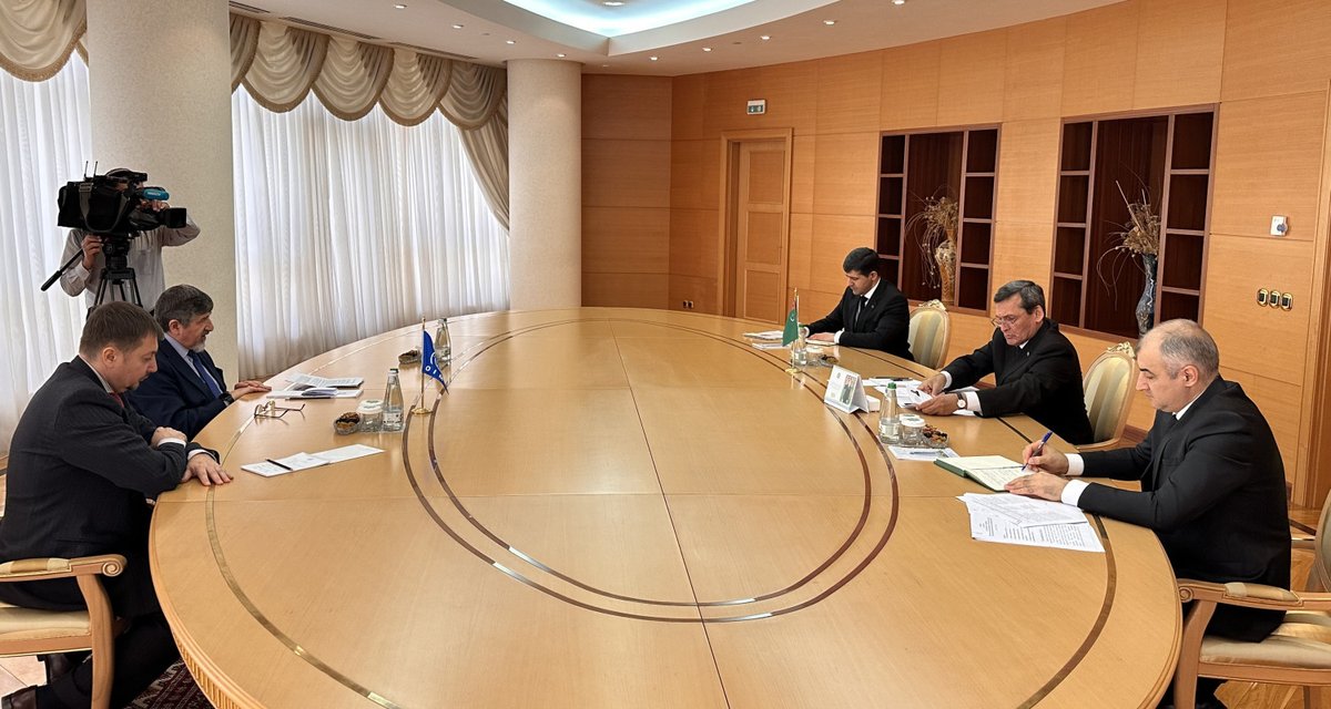 A meeting was held at the MFA of Turkmenistan with the Sub-Regional coordinator of IOM for Central Asia mfa.gov.tm/en/news/4460