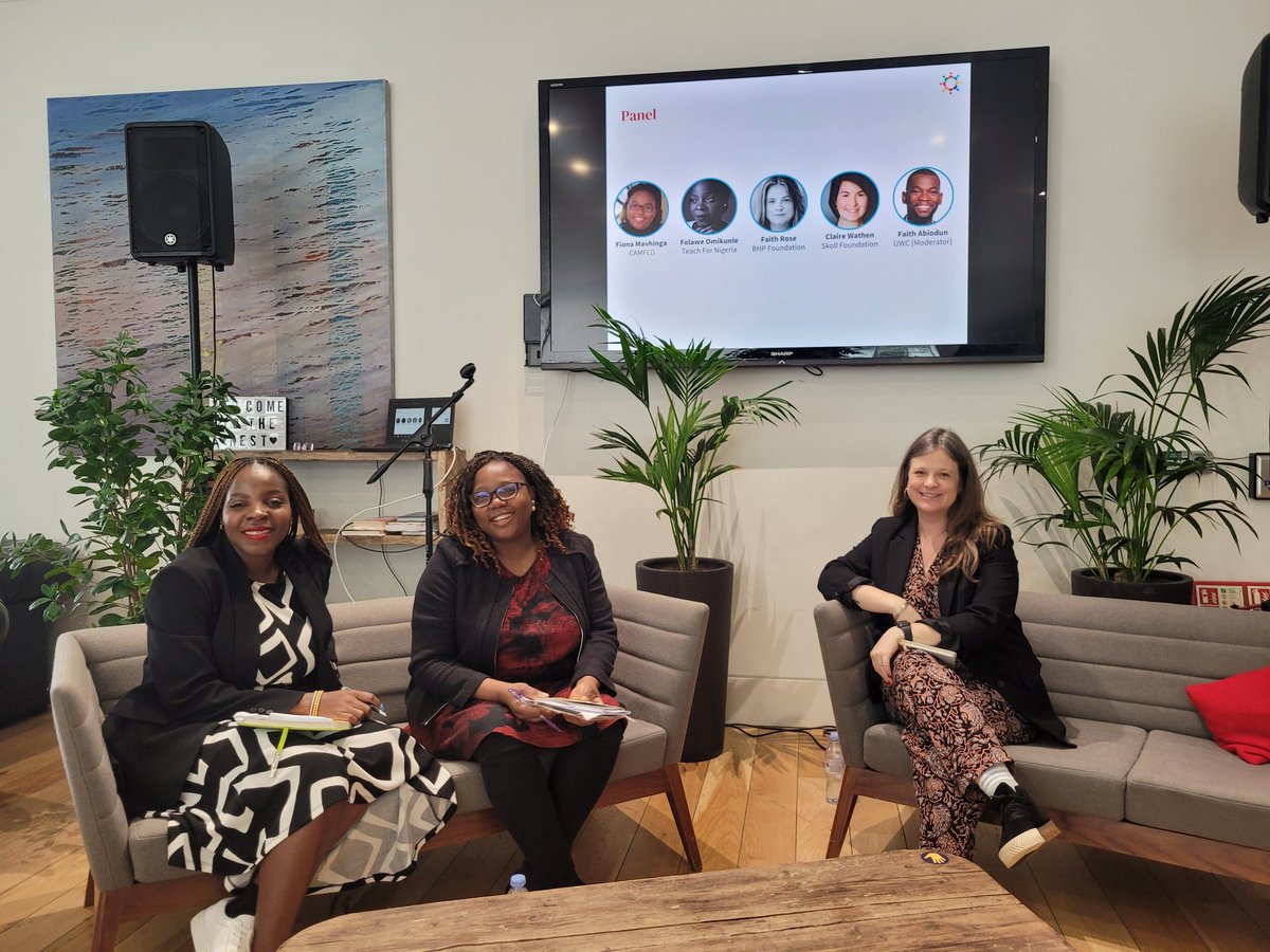 Getting ready for the People First Community Panel on collective leadership for systems transformation here at #SkollWF. CAMFED's @FionaMavhinga is joining @FolaweOmikunle @BHPFoundation @SkollFoundation to represent our sisterhood of education game changers across Africa. 👩🏿‍🎓👩🏿‍🎓