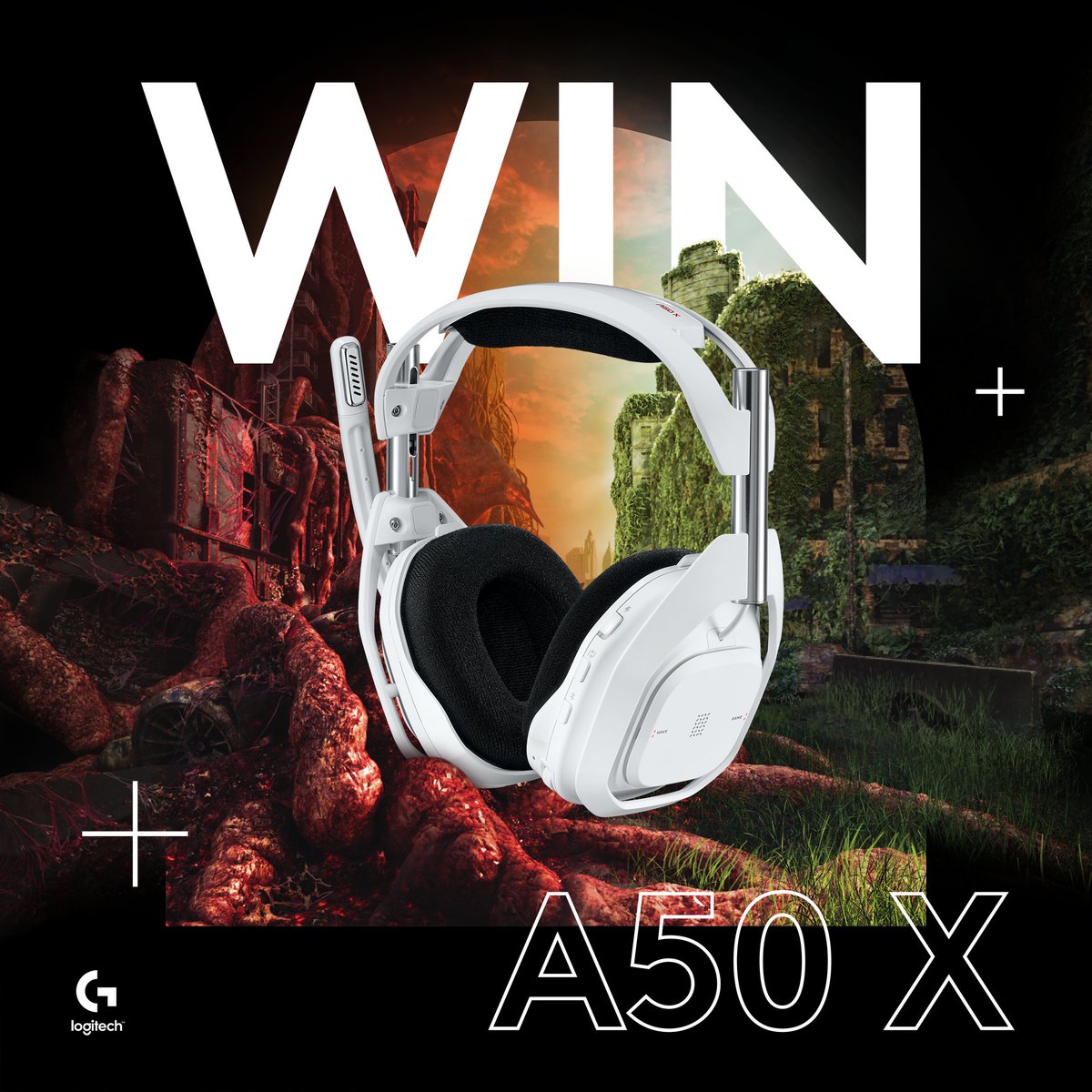 👻 WIN the all-new Astro A50 X! 👻 From the desolate ruins of a post-apocalyptic world to gritty battlegrounds, immerse yourself in the game with A50 X. 🎮 To enter: ✅ Follow @LogitechGUK and retweet this post. ✅ Tell us the first game you’ll play with them and why 👇