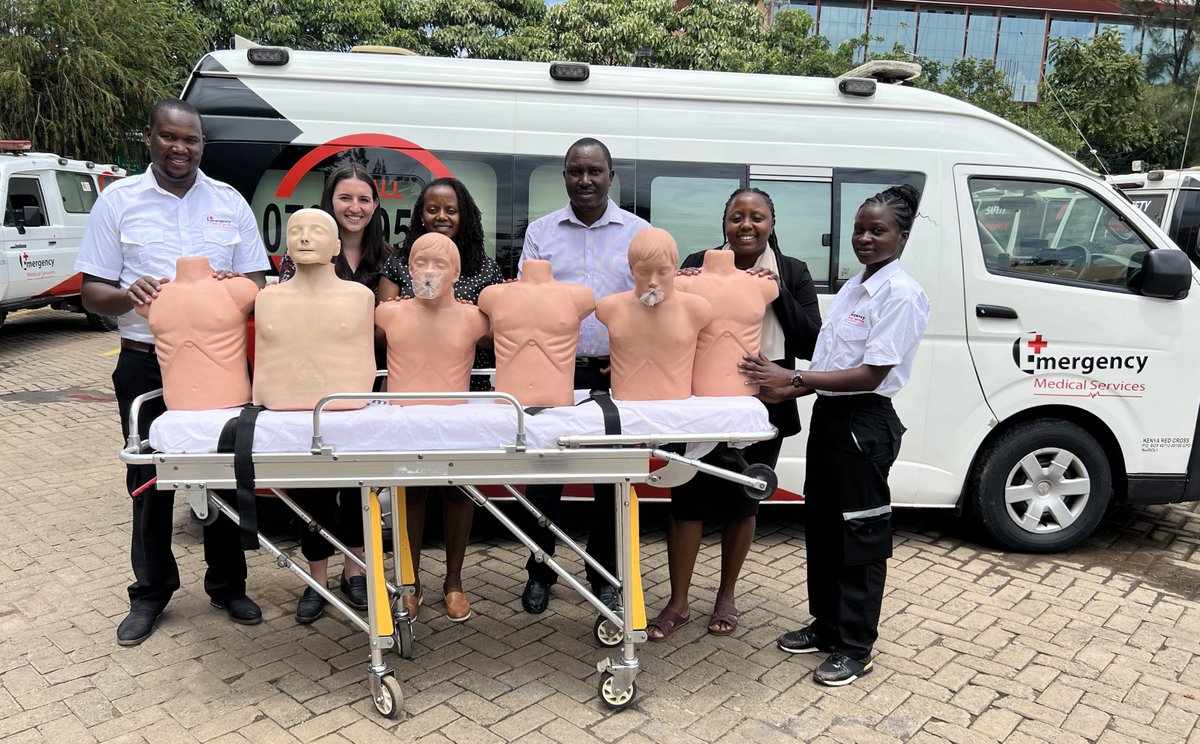 In our efforts to continuously enhance the capacity of our medical crew and improve in our patient care, we are pleased to receive a donation of 6 half mannequins for Cardiopulmonary Resuscitation (CPR) and Airway Management from @Vayu_Health led by Dr. Hilda Gikunda & Molly