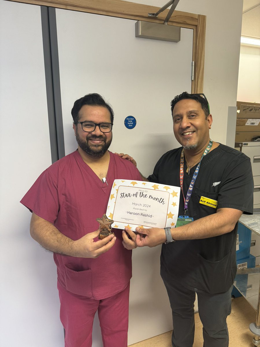 ‘Thank you for being a good human being and a good doctor’ Congratulations Haroon 🌟 #starofthemonth