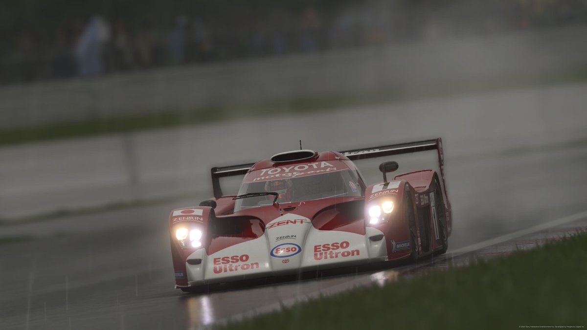 Ever taken a picture and questioned if it was a real pic or from a game? 😂 #GT7 #FujiSpeedway #GTOne #TS020