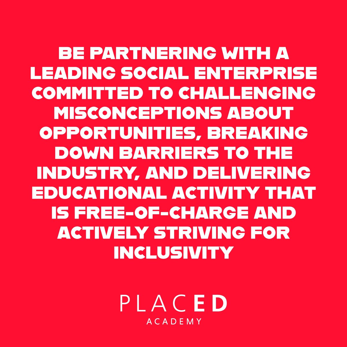 Becoming a #PLACEDAcademy Partner or Sponsor delivers high value benefits for your organisation! Check out just a few of the benefits of sponsorship below and head to: 🔗 placed-academy.com to find out more or email: info@placed.org.uk to discuss in greater detail! #PLACED