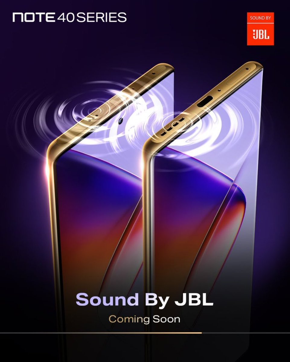 #InfinixNote40series 
JBL 💪 sound kawa