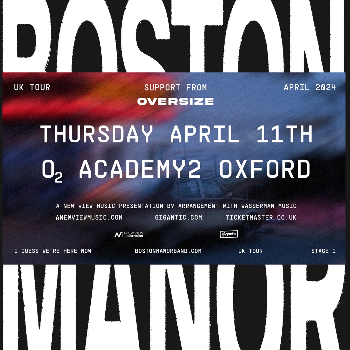 Who's coming to see @BSTNMNR tonight? 🙋 Support from @oversizebandxl. Doors at 7pm. Our usual security measures are in place - no bags bigger than A4 - please check our pinned tweet for details 🙏