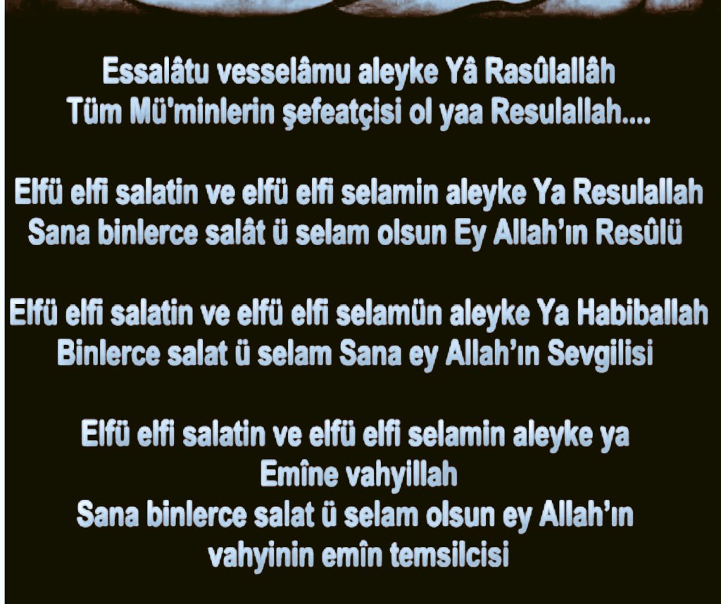 Bismillahirrahmanirrahim 'Allahım! Senden, bildiğim ve bilmediğim geçmiş ve gelecekteki tüm hayırları niyaz ediyorum. Bildiğim ve bilmediğim, geçmiş ve gelecekteki tüm şerlerden de sana sığınıyorum.' Âmîn ve Salavatı Şerife dostlar ❗