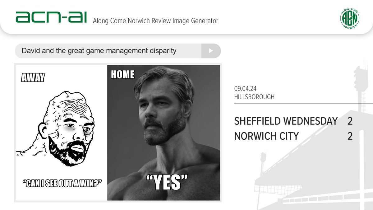 If we love anything, we love tradition. Like not winning after beating Ipswich, says @NCFC_McG as he sadly chugs sticky Carling dregs. #otbc #ncfc alongcomenorwich.com/articles/the-a…