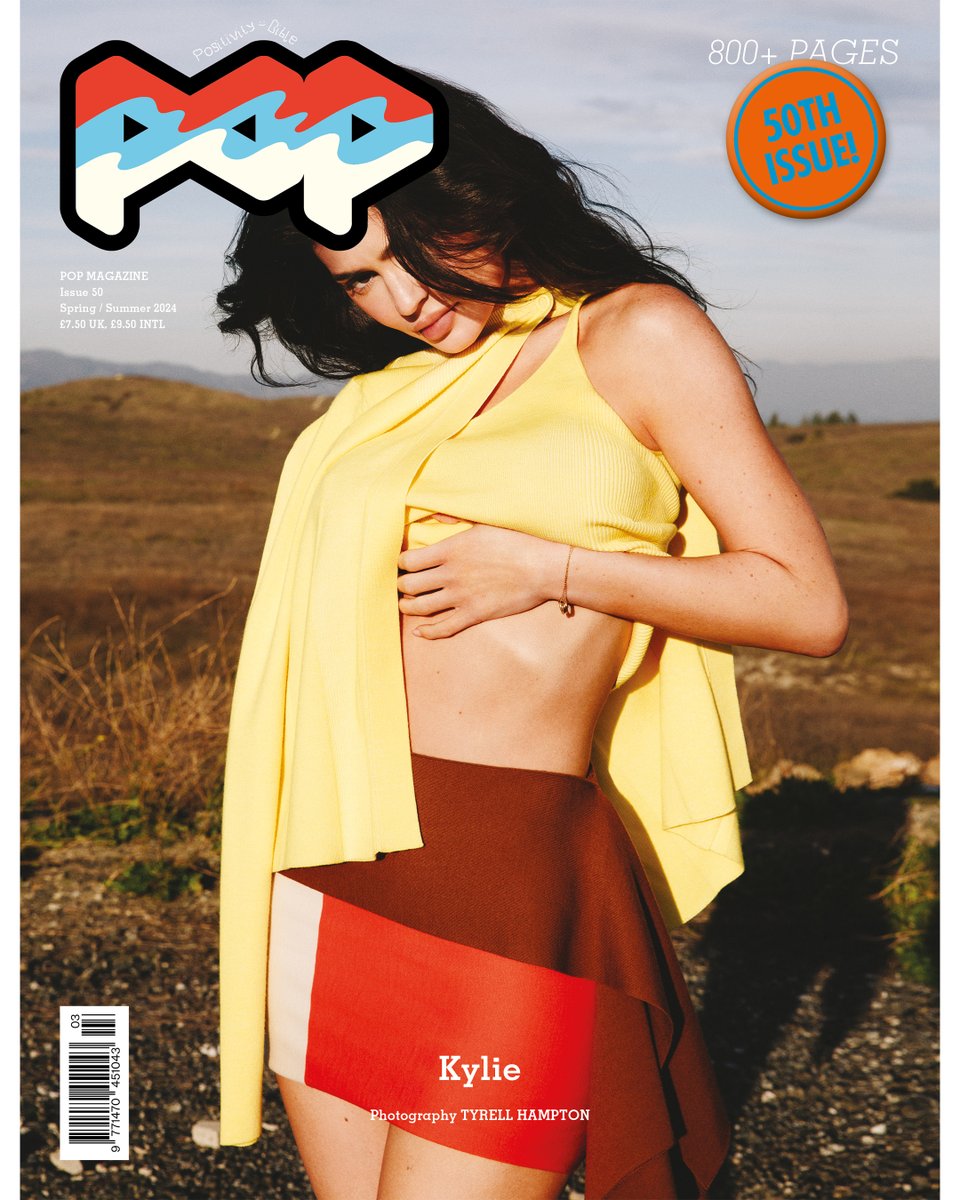 Kylie Jenner wore #FendiSS24 on the cover of Pop Magazine. @KylieJenner