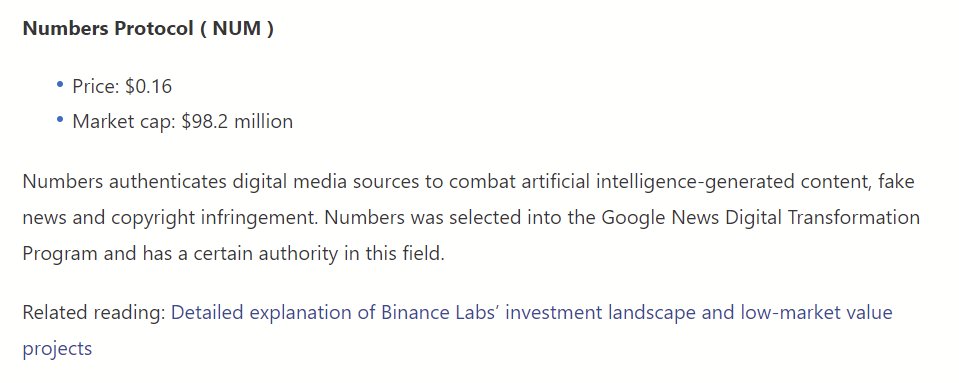 This article mentioned Numbers as an AI Unicorn 🦄
panewslab.com/zh_hk/articled…

Next step, add more zeroes behind and become Decacorn. Wouldn't it be funny if that happens in the next few months? 👀