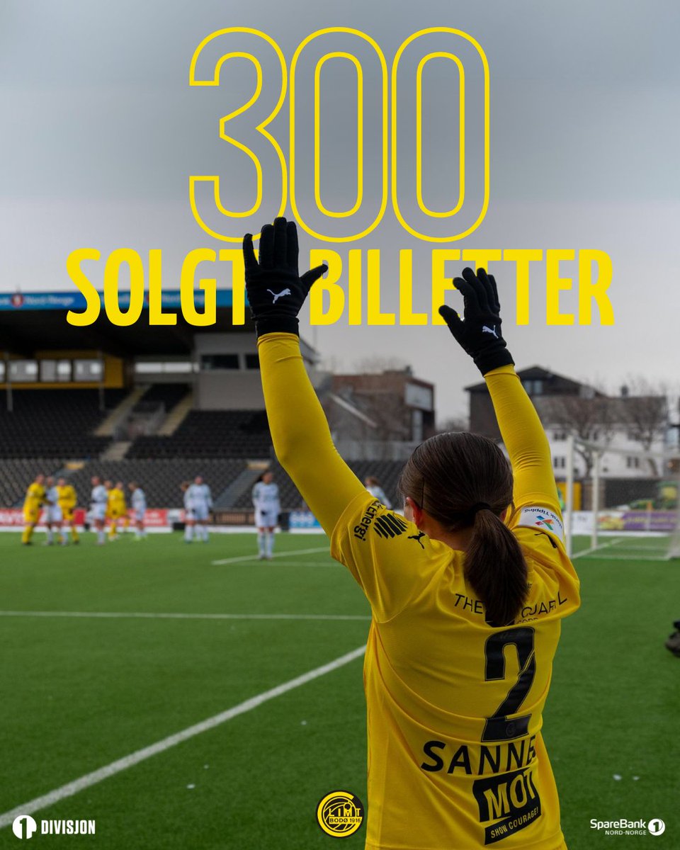 Dette tallet må vi få opp, opp, opp! Kjøp billetter her: glimt.ticketco.events/no/nb/e/fk_bod… eller send barna inn gratis (barnebilletter hentes i døra)🤝