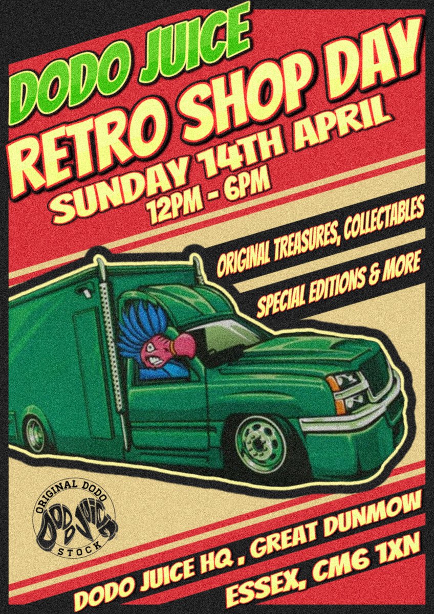 In the spring clean we have found some GOAT loot from the archives of the Original Dodo, all will be availabel at our Retro open day. Limited stocks, unknown total quantities - it is like a Dodo collectors paradise.

This Sunday coming, 12-6pm, see you at Dodo HQ.
