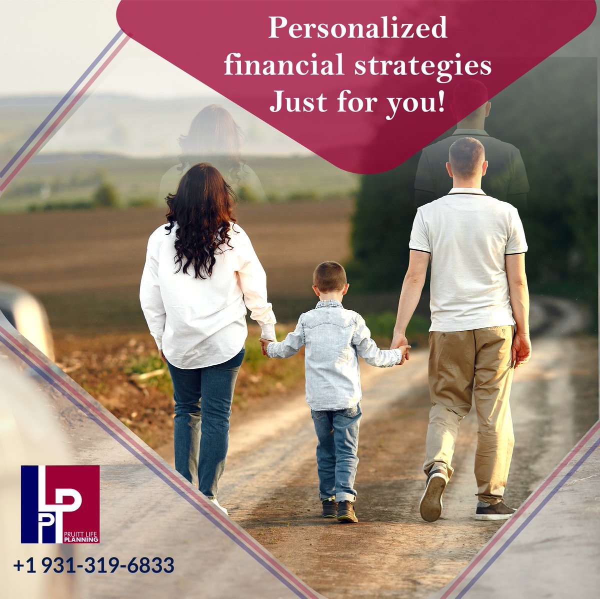 Unlock the power of personalized financial strategies with Pruitt Life Planning. Let's tailor a plan to fit your unique goals and dreams.

Call Us On +1 931-319-6833

#PruittLifePlanning #FinancialStrategies #PersonalizedPlanning #WealthManagement #FinancialFreedom #DreamBig