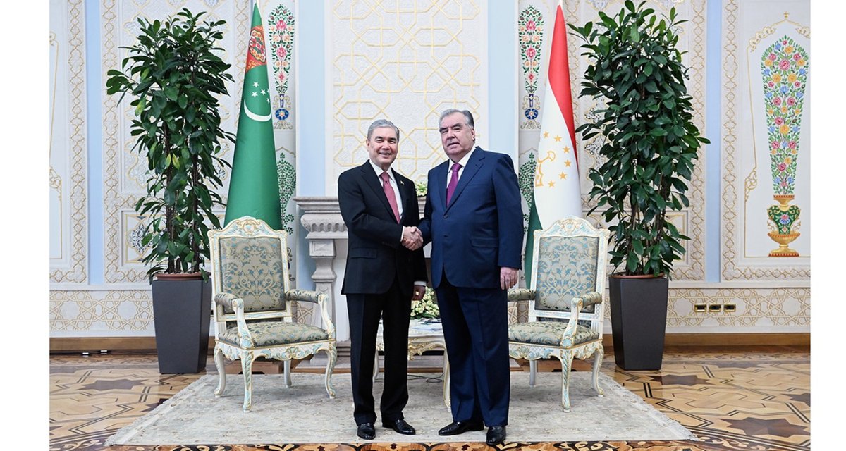 Negotiations between the National Leader of the Turkmen people, Chairman of the Halk Maslahaty of Turkmenistan and the President of Tajikistan took place in Dushanbe mfa.gov.tm/en/news/4465