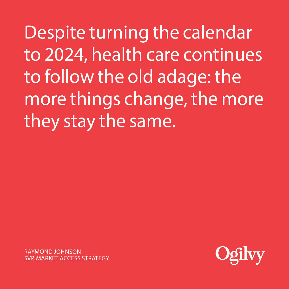 #ThoughtLeadershipThursday 💭 Raymond Johnson, SVP, Market Access Strategy, shares his POV on the proliferation of value-based and cost-effective efforts in a healthcare landscape constantly changing. More here: bit.ly/436pq43