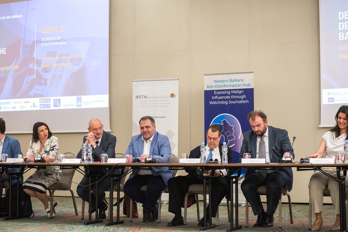 On April 2, International Fact-Checking Day, the Metamorphosis Foundation and the Anti-Disinformation for the Balkans organized a Regional Conference : “Defending Democracy in the Balkans: Safeguarding Information Integrity in the Digital Era”.
#FactCheckingDay #FactsMatter