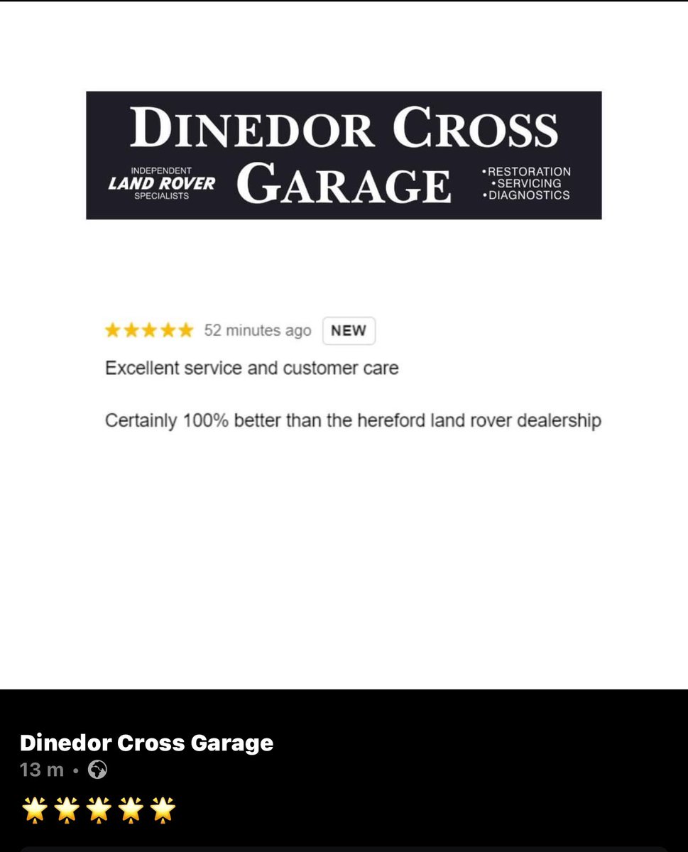 Dinedor cross garage tweet media