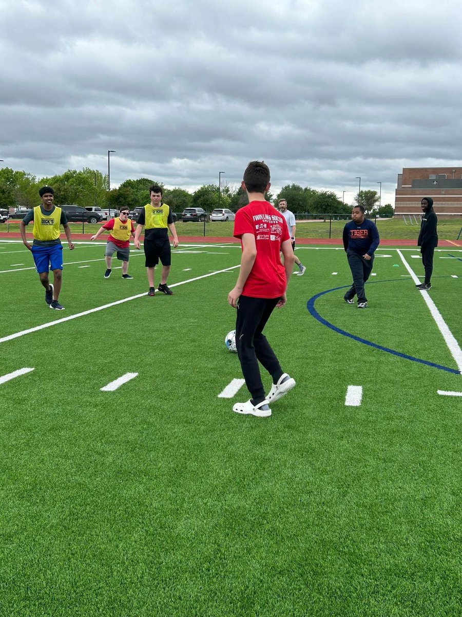 A little cold, a little windy, but we had a great time playing some soccer.