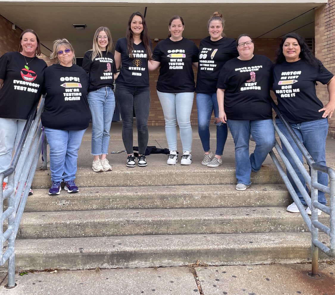 Cynthia Dominguez (@cynthdominguez) on Twitter photo The English I team wore motivational shirts yesterday to show our kids we support them for their STAAR test! I love my team and I love my school! The English I team wore motivational shirts yesterday to show our kids we support them for their STAAR test! I love my team and I love my school!