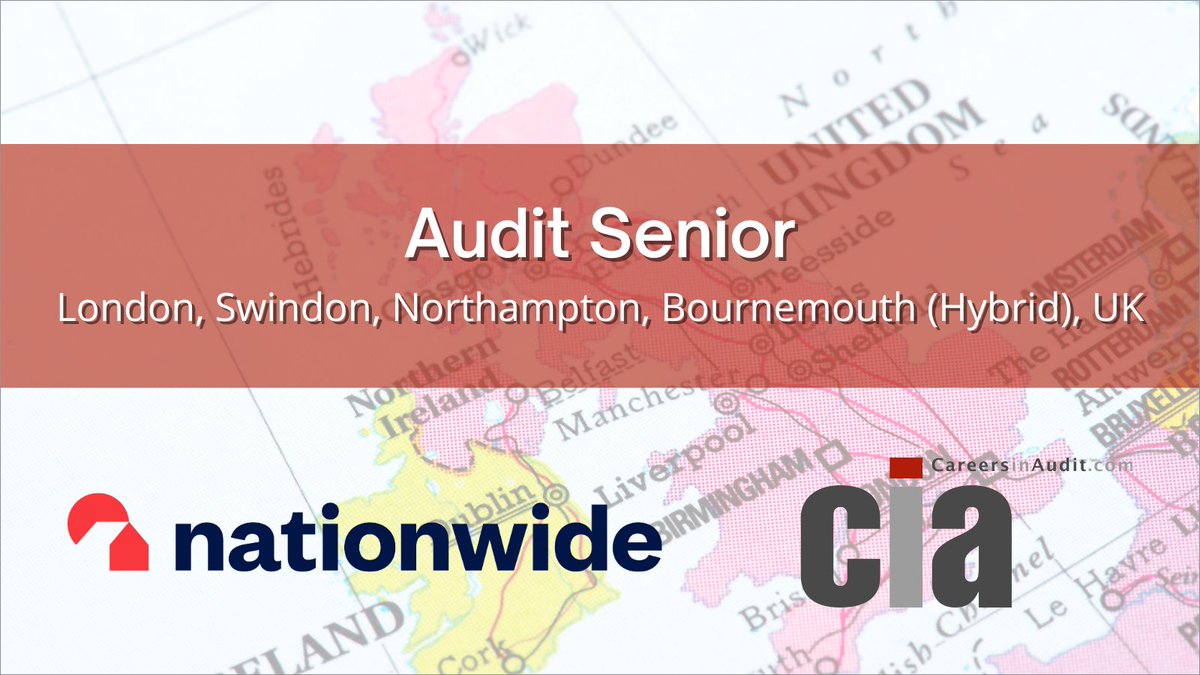 CareersInGroup's tweet photo. .@AskNationwide is looking for experienced auditors who are up for a challenge and want to make a difference. Join them as an Audit Senior in London, Swindon, Northampton, or Bournemouth (Hybrid). Apply today! https://t.co/7lkT49m5xn

#SeniorAuditor #AuditJobs #CareersInAudit https://t.co/o07Kbn6IFp