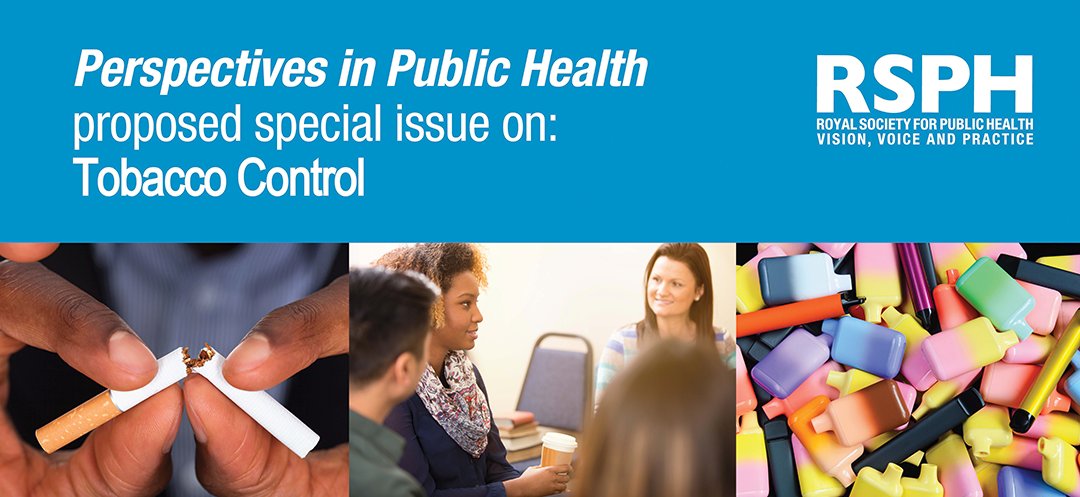 Our journal @RSPH_PPH is publishing a special issue showcasing achievements across the global tobacco control industry. We're looking for article submission on subjects ranging from policy analysis to harm reduction and much more. More info 👇 rsph.org.uk/static/e30aebe…