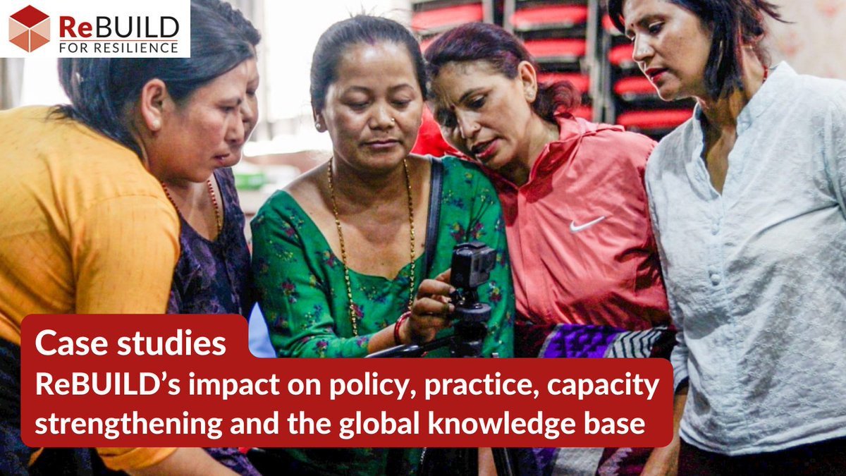 ‘Impact’ is vital for ReBUILD, whether influencing policy & practice, the global knowledge base or capacity strengthening. Read case studies on topics including health financing, gender, leadership and health system strengthening. rebuildconsortium.com/resources/inno… @IGHD_QMU @HERDIntl