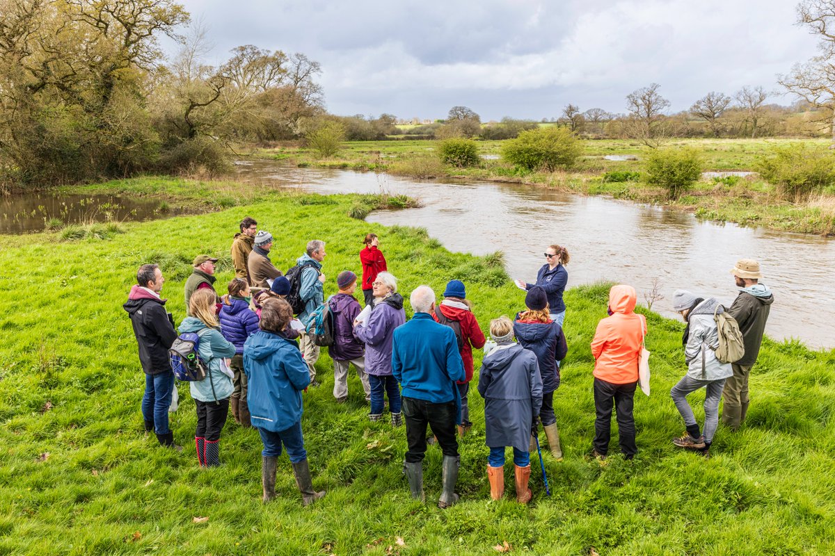 Recently Zoe from <a href="/WestcountryRT/">Westcountry Rivers Trust</a> delivered CSI training, organised and supported by <a href="/Killerton/">Bad profile</a> Nature Engagement programme. The bankside demonstration was on the river Culm at Columnjohn, which is run by regenerative farmers Jason &amp; Amelia from Springwater Farm.  Photo Killerton