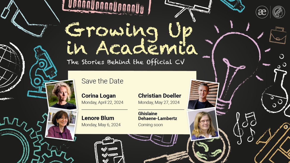 Mark your calendars for our upcoming #GrowingUpinAcademia talks with interesting guest speakers from diverse scientific fields! Learn more: ae.mpg.de/growingup @maxplanckcareer @ArcCogitate