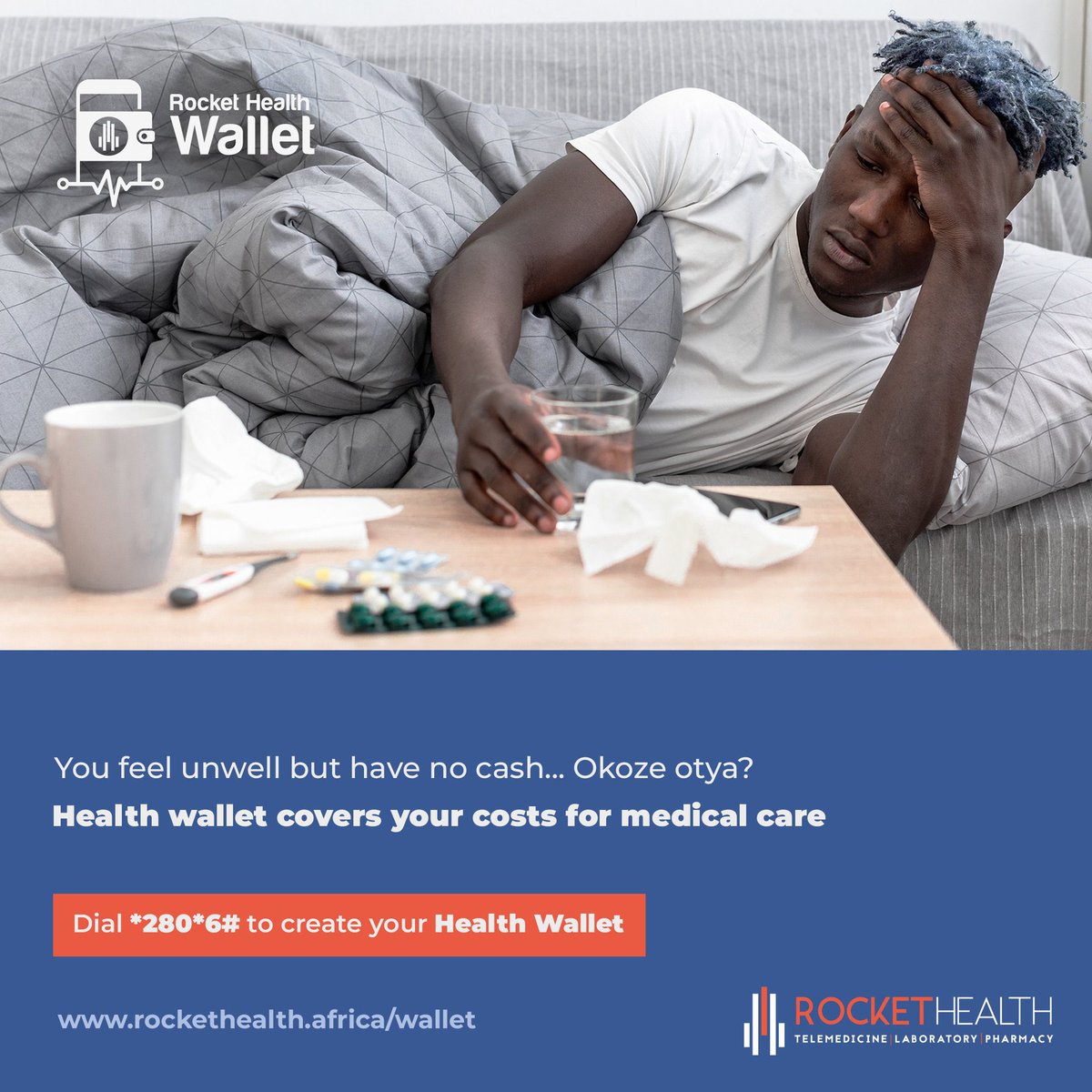 Don’t let unexpected medical bills drain your wallet 🥺 Take control and save for your health with the #RocketHealthWallet. Dial *280*6# to get started!