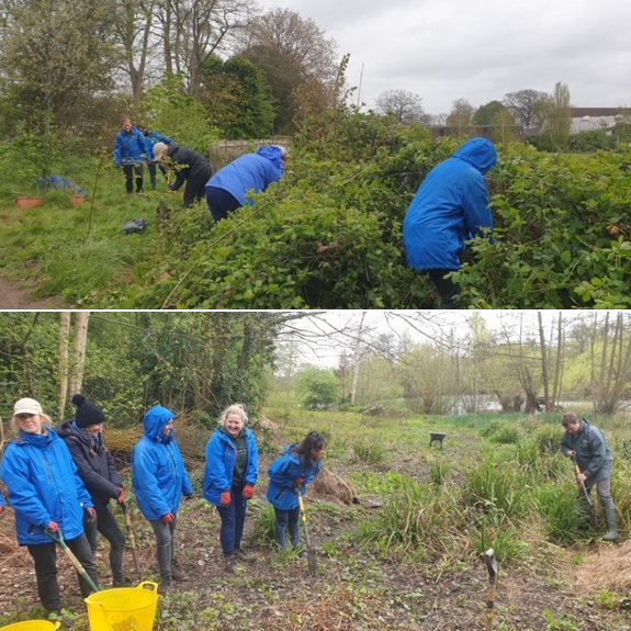 Big shout out to the team from @drmartens who braved all weathers this week, volunteering with us on @CityCorpHeath - follow the link for details on how your company can get involved: tinyurl.com/3u5xfusn #corporatevolunteering