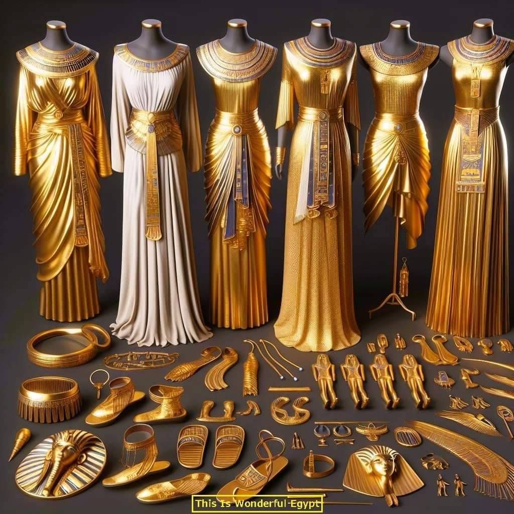 Ancient Egyptian Fashion with Clothing and Jewelry 😍