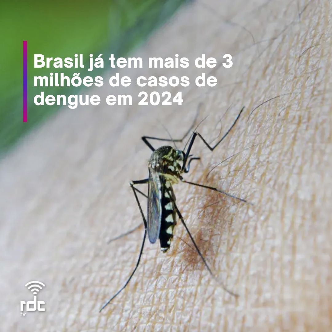 O Brasil já registrou, desde o início do ano, 3.062.181 casos prováveis de dengue. O número já é quase o dobro de todo o ano passado, quando foram detectados 1,6 milhão de casos.

rdctv.com.br/noticias/brasi…