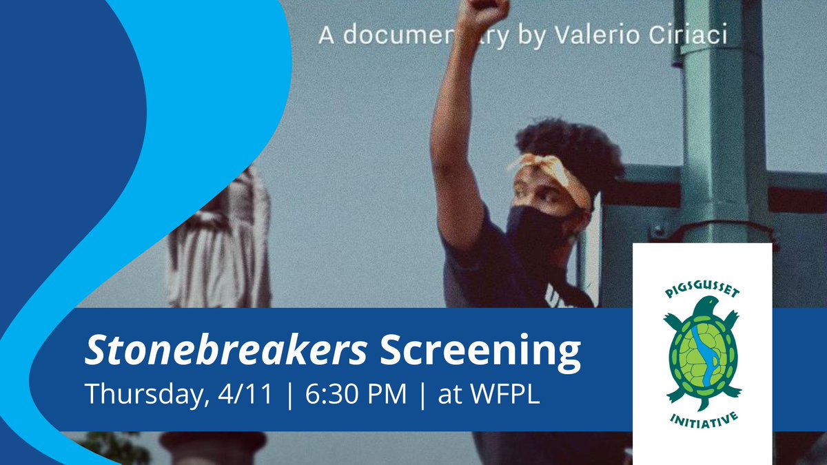 Tonight, 4/11, join us for a screening and discussion! . DOCUMENTARY & DISCUSSION: 'STONEBREAKERS' THURSDAY, 4/11 | 6:30 PM | NO REGISTRATION LEARN MORE: ow.ly/tiBz50Rebnj