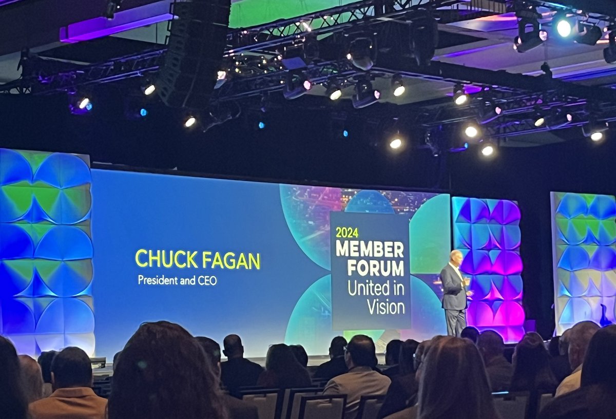 Happening now: #Keynote session with PSCU/Co-op Solutions President and CEO Chuck Fagan at #PSCUMemberForum 2024 at the @JWSanAntonio in #Texas! #CreditUnions #UnitedInVision