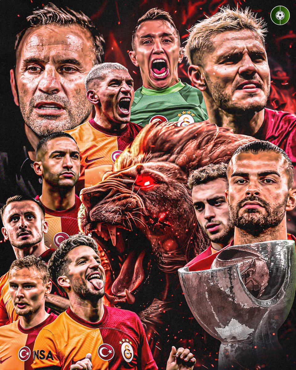 🦁 Resmileşti. 2023-2024 Süper Kupa şampiyonu Galatasaray 🏆