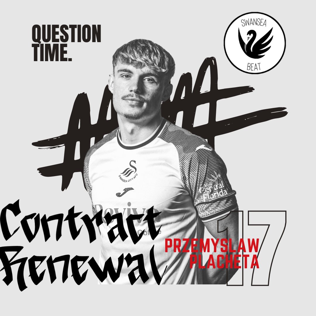QUESTION TIME Would you like to see Plachetas contract extended? I feel he has been a breath of fresh air and has been one of the hardest workers on the pitch when he is in the starting 11, some competition for Ginnelly next season also! Let us know your thoughts #swans