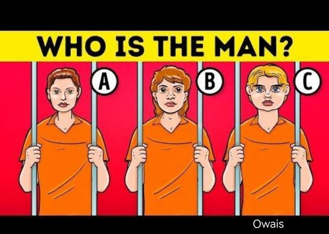 Who is The Man? ) A ) B ) C