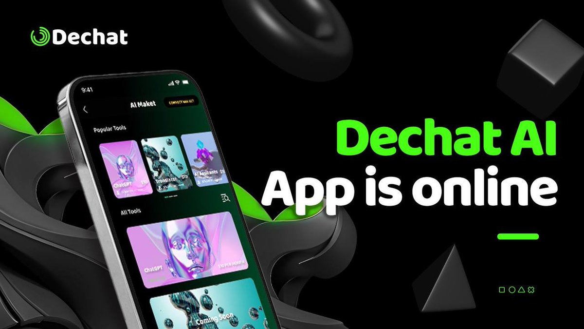 🎉 Exciting Announcement: Dechat Solana AI App is Live! 🎉 Our AI-powered app is now available on the App Store, bringing the future of data mining to your fingertips. Soon on @solanamobile @solana