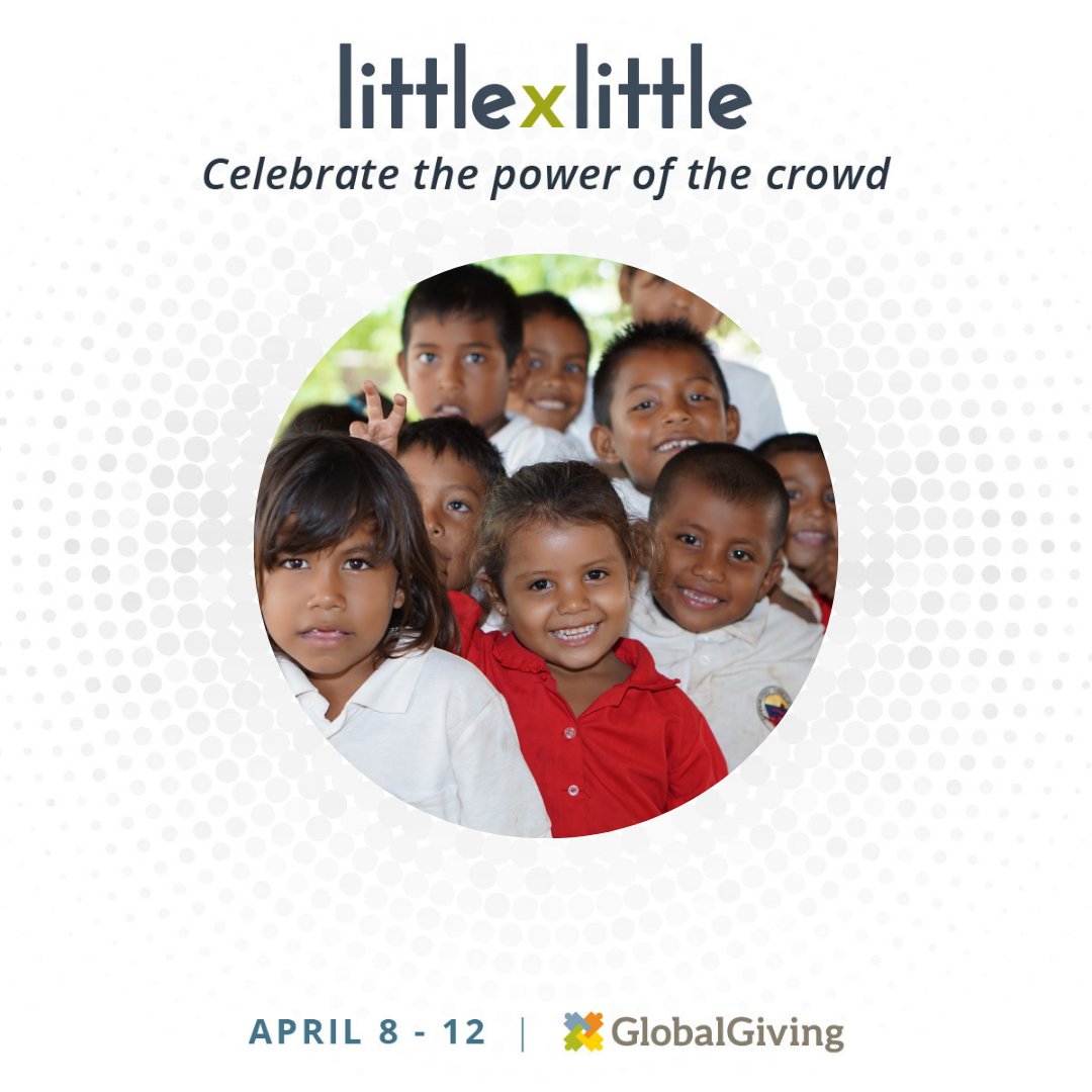 wayuutaya's tweet image. A little goes a long way! Support The Wayuu Taya Foundation with a donation of $50 or under by Friday, and @GlobalGiving will make your contribution go further by 50% for the #LittleByLittle campaign.

globalgiving.org/projects/aidin…