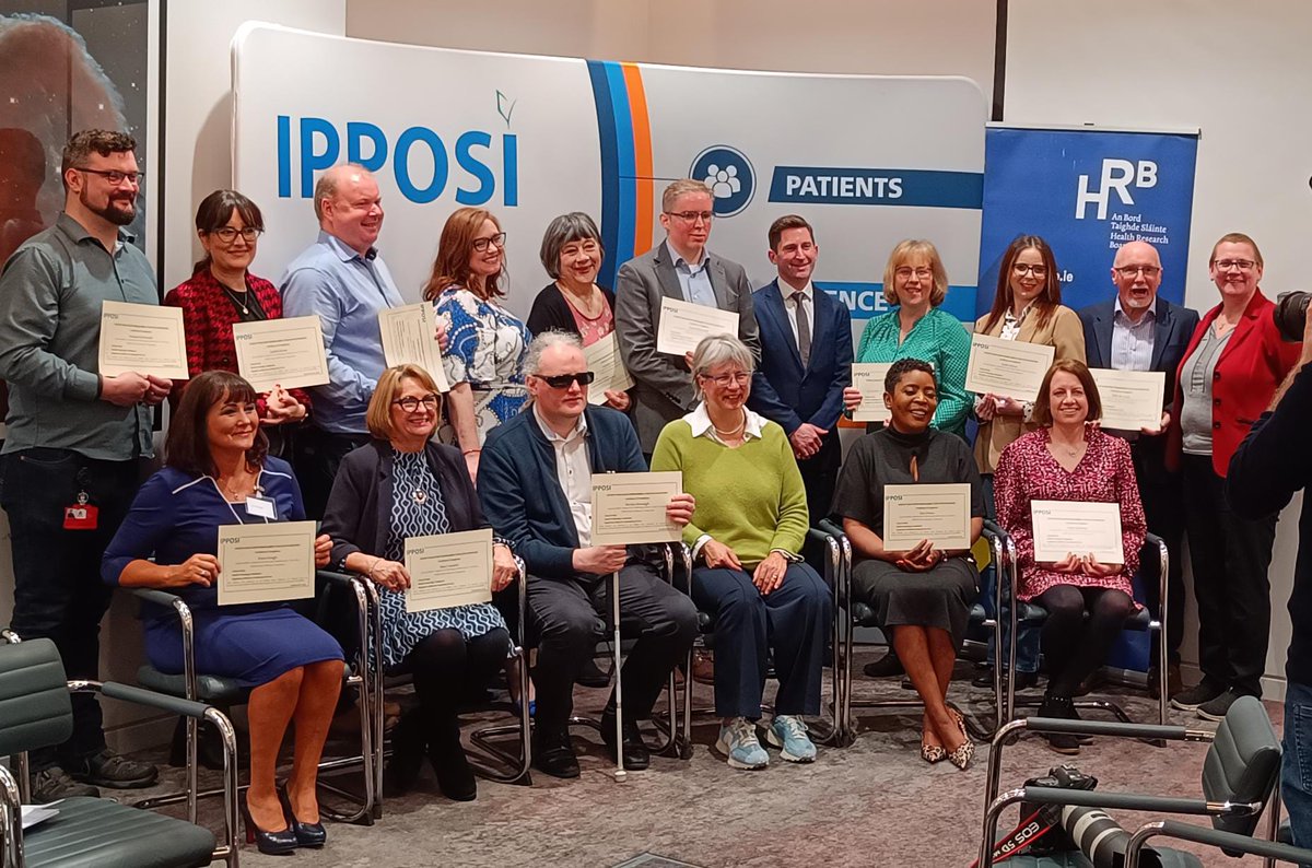 Very proud to be graduating from the IPPOSI patient education programme in Health Innovation #patientsinvolved #PPI @IPPOSI @CancerCentreIre