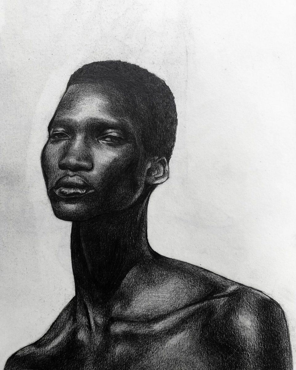 📕 2024 sketchbook WIP - Ebony woman - page 2 - Graphite on drawing paper 

#GraphiteDrawing #PencilDrawing #Drawing #Art #Sketch #PortraitDrawing #ArtistOnTwitter